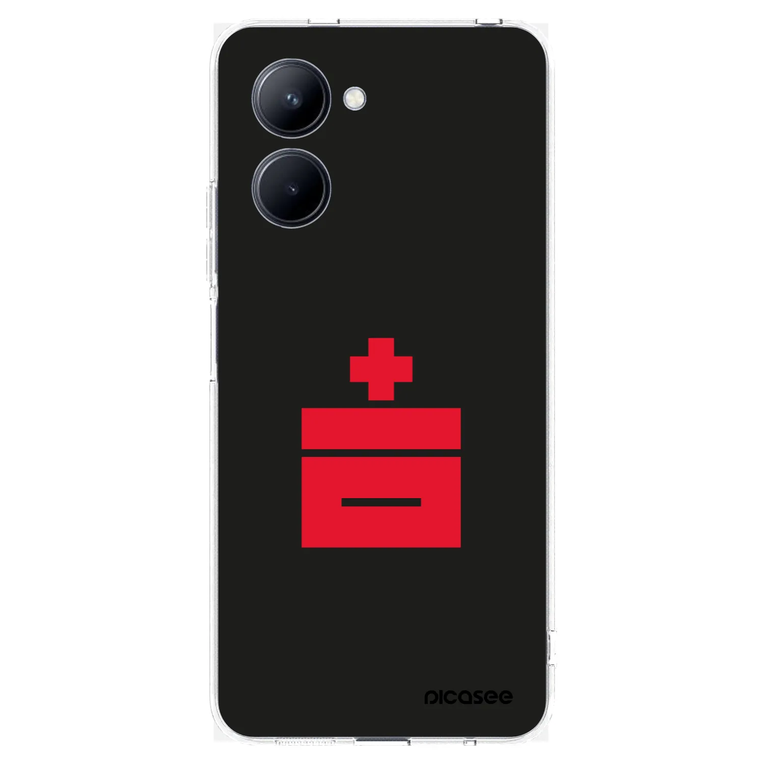 Picasee silikonový průhledný obal pro Realme C33 (2023) - Le Plastenciaga