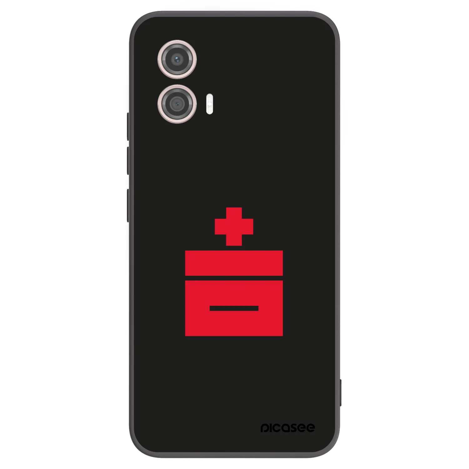 Picasee silikonový černý obal pro Motorola Moto G53 5G - Le Plastenciaga