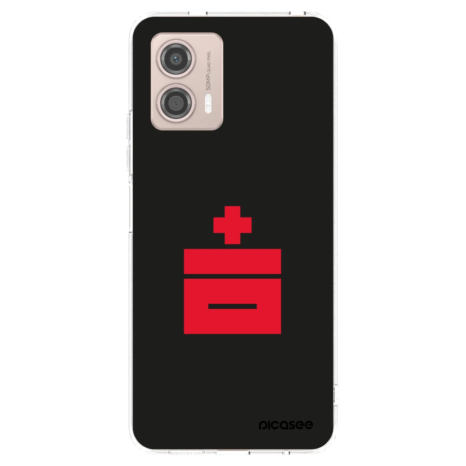 Picasee silikonový průhledný obal pro Motorola Moto G53 5G - Le Plastenciaga