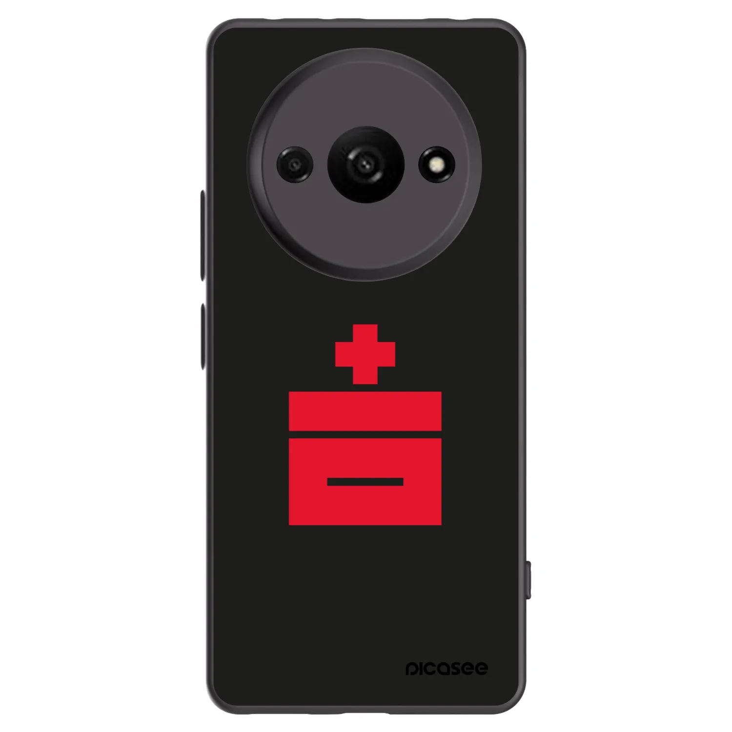 Picasee silikonový černý obal pro Xiaomi Redmi A3 - Le Plastenciaga
