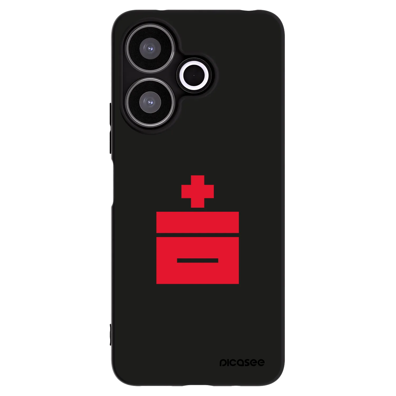 Picasee silikonový černý obal pro Xiaomi Redmi 13 4G - Le Plastenciaga