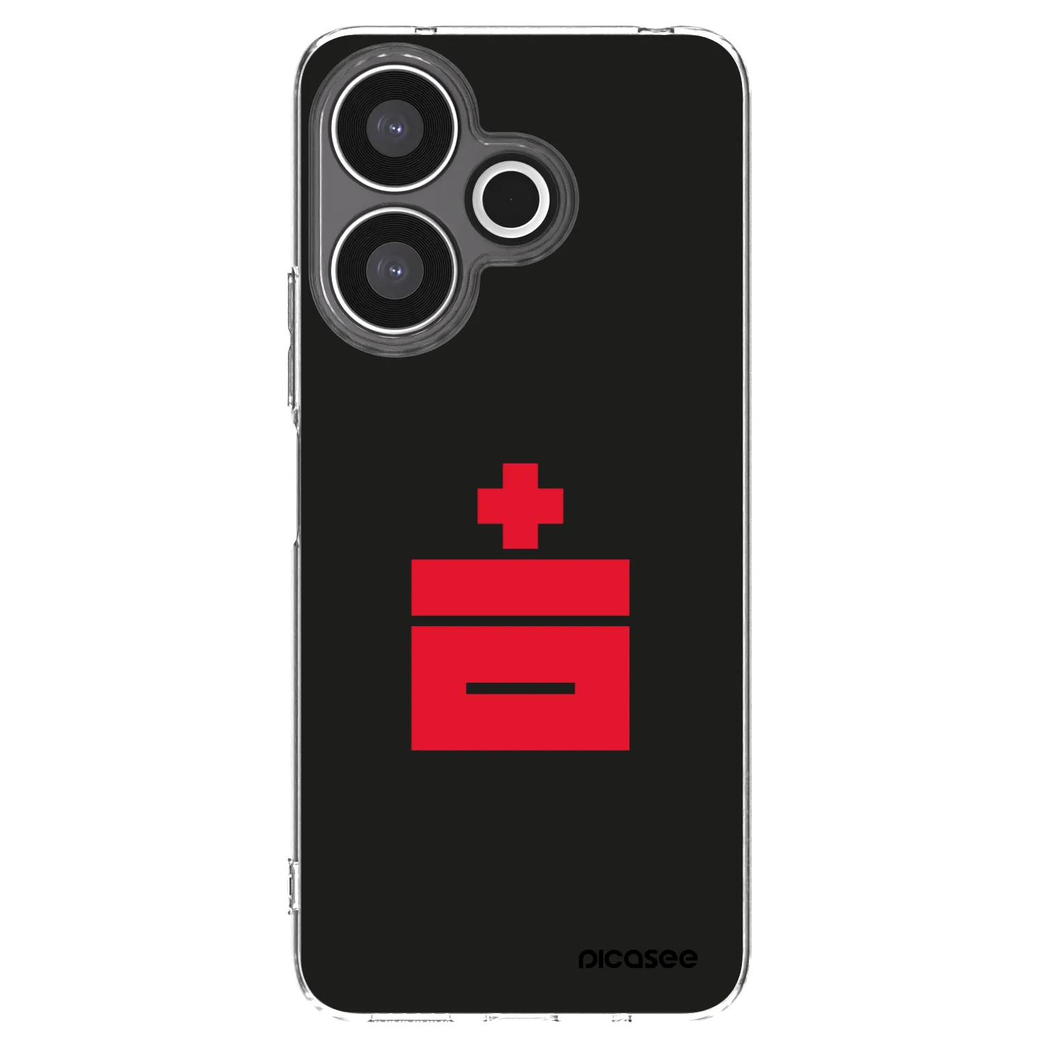 Picasee silikonový průhledný obal pro Xiaomi Redmi 13 4G - Le Plastenciaga