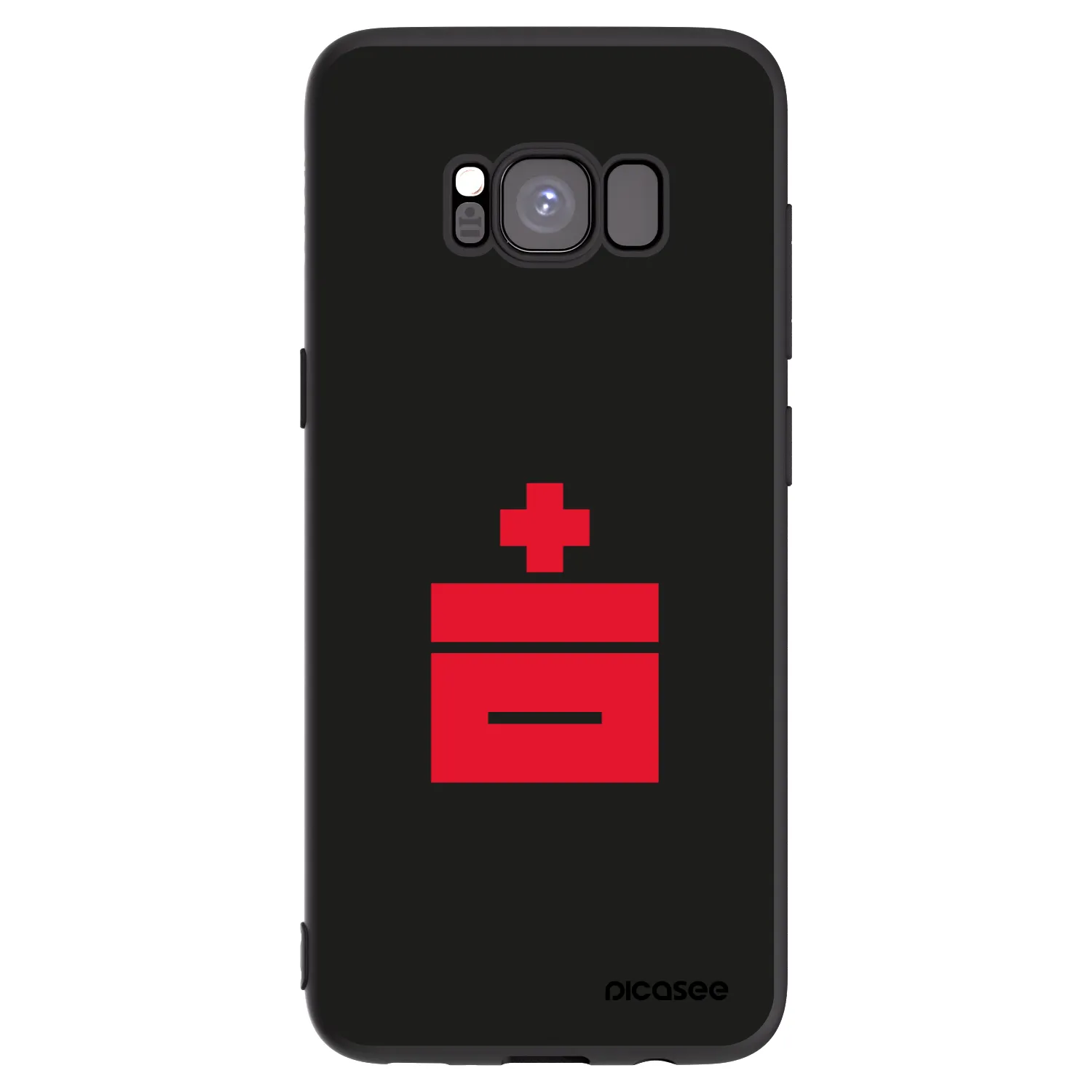 Picasee silikonový černý obal pro Samsung Galaxy S8 G950F - Le Plastenciaga