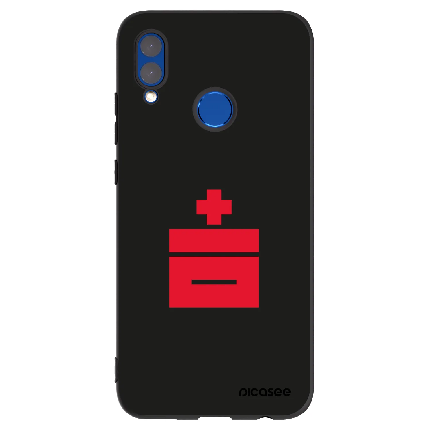 Picasee silikonový černý obal pro Honor 10 Lite - Le Plastenciaga