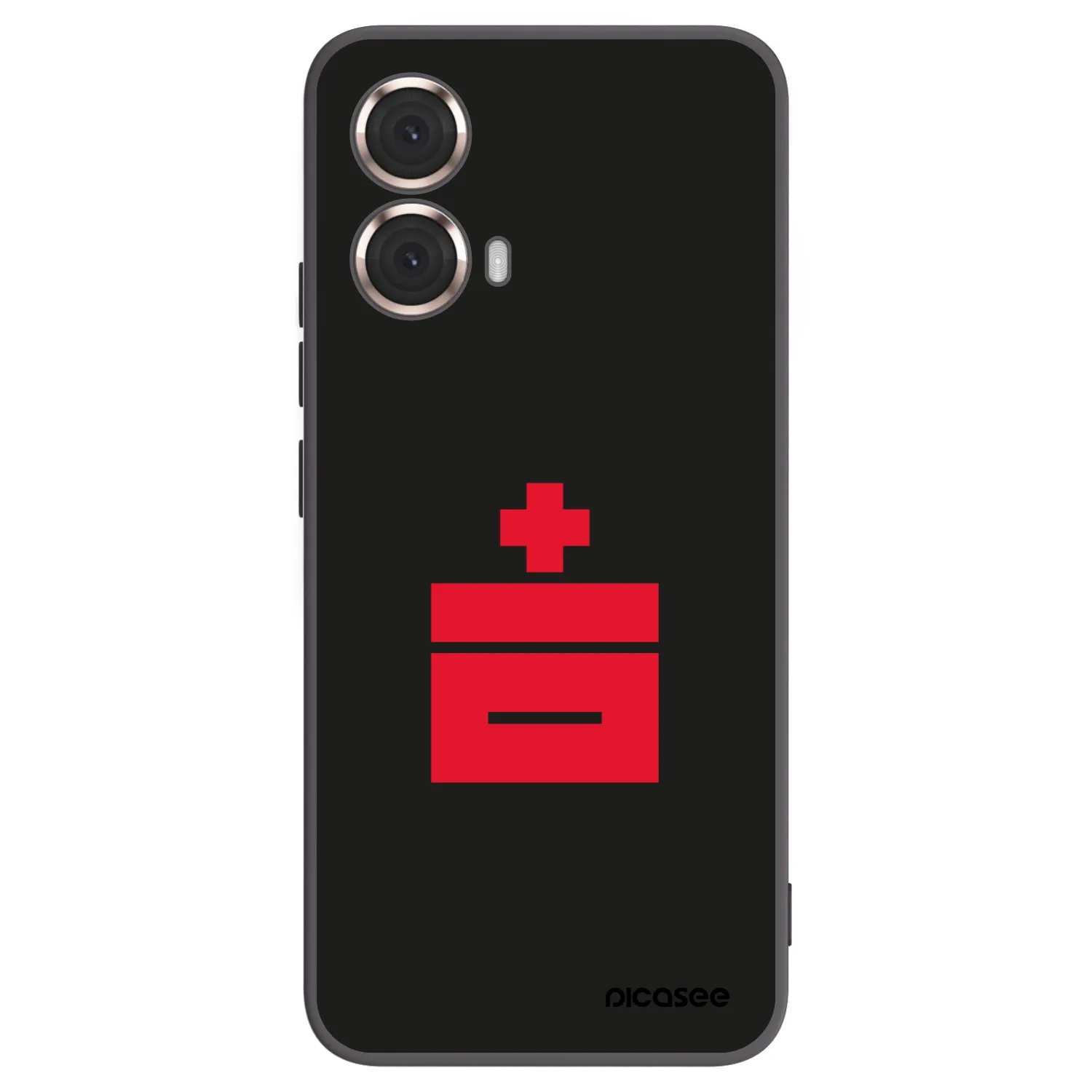 Picasee silikonový černý obal pro Motorola Moto G85 - Le Plastenciaga