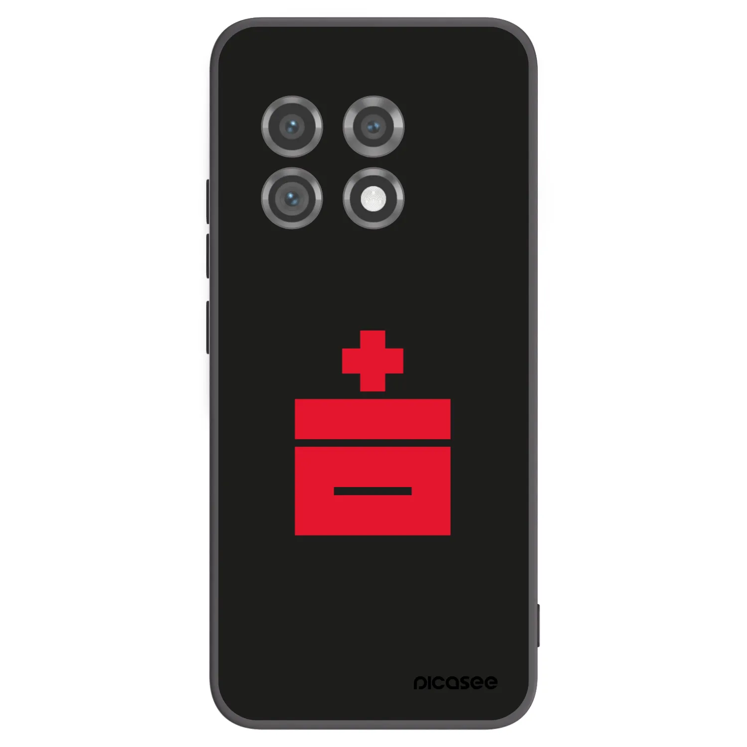 Picasee silikonový černý obal pro OnePlus 11 5G - Le Plastenciaga