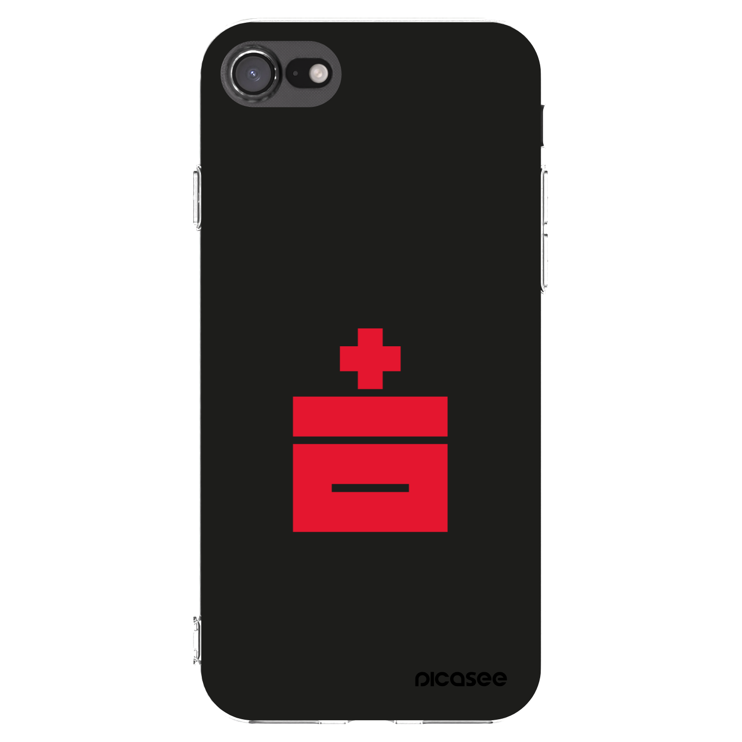 Picasee silikonový průhledný obal pro Apple iPhone 7 - Le Plastenciaga