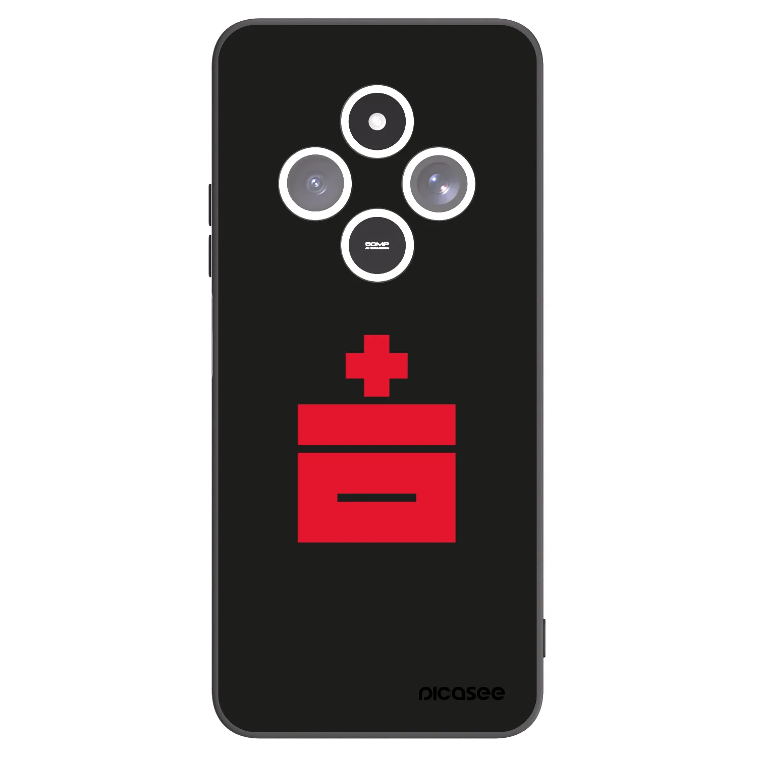 Picasee silikonový černý obal pro Xiaomi Redmi 14C - Le Plastenciaga