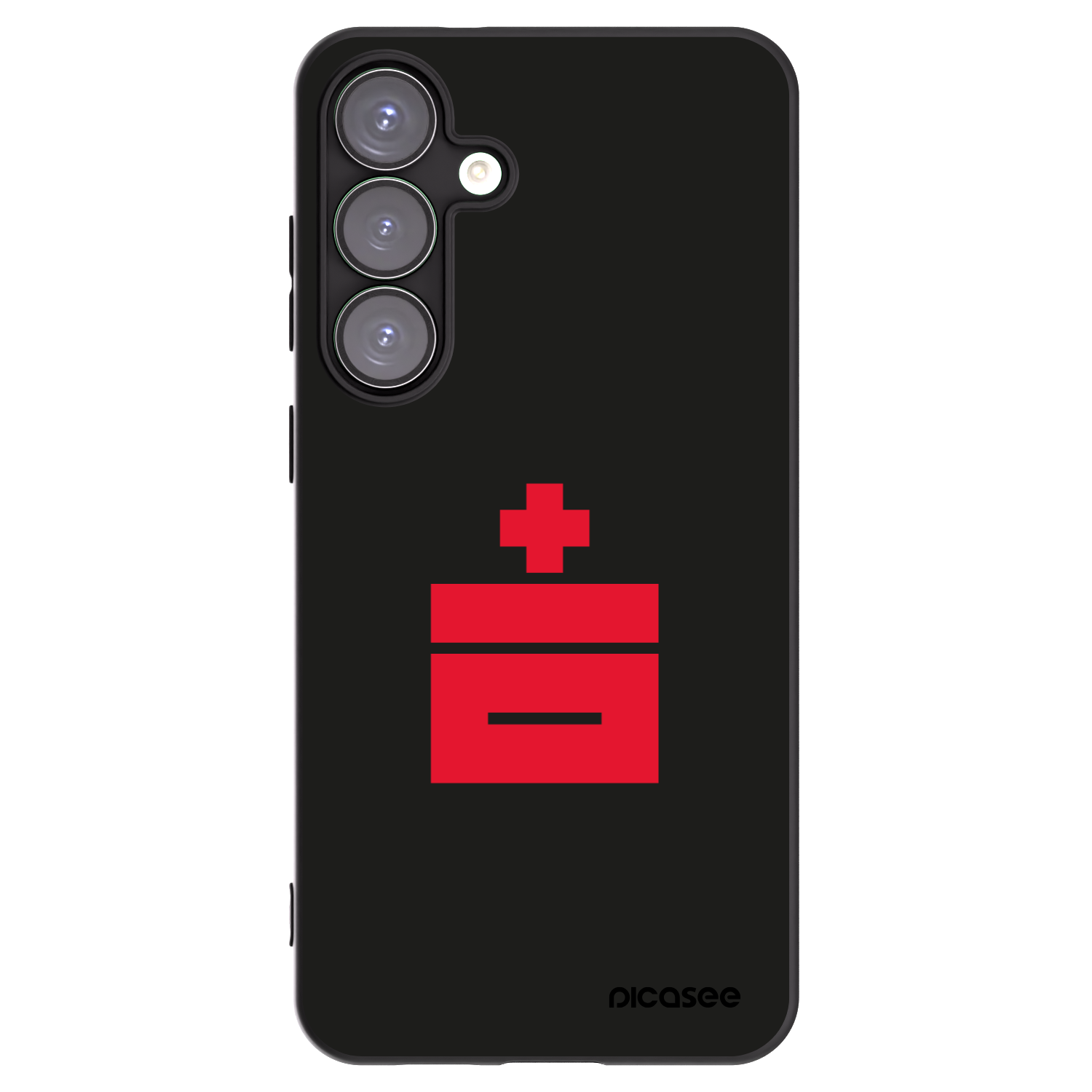 Picasee silikonový černý obal pro Samsung Galaxy S25+ 5G - Le Plastenciaga