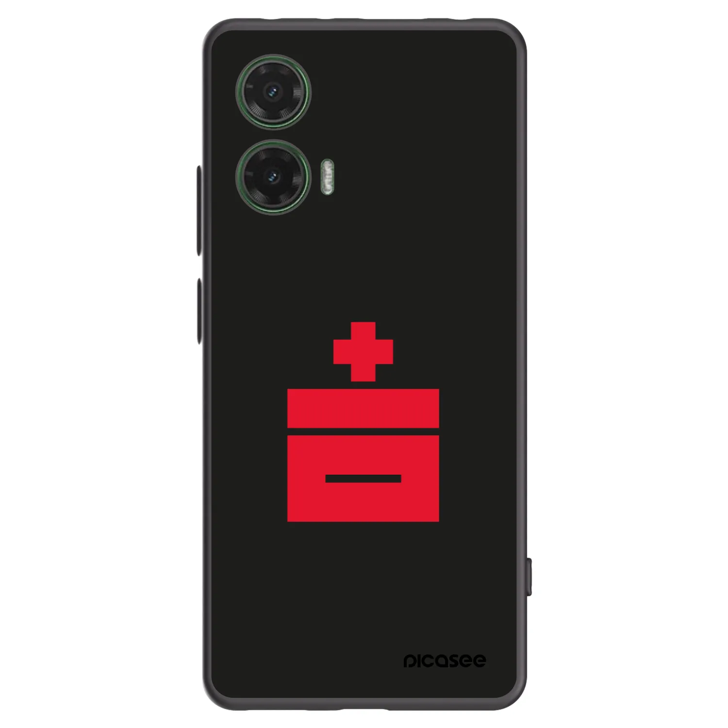 Picasee silikonový černý obal pro Motorola Moto G35 5G - Le Plastenciaga