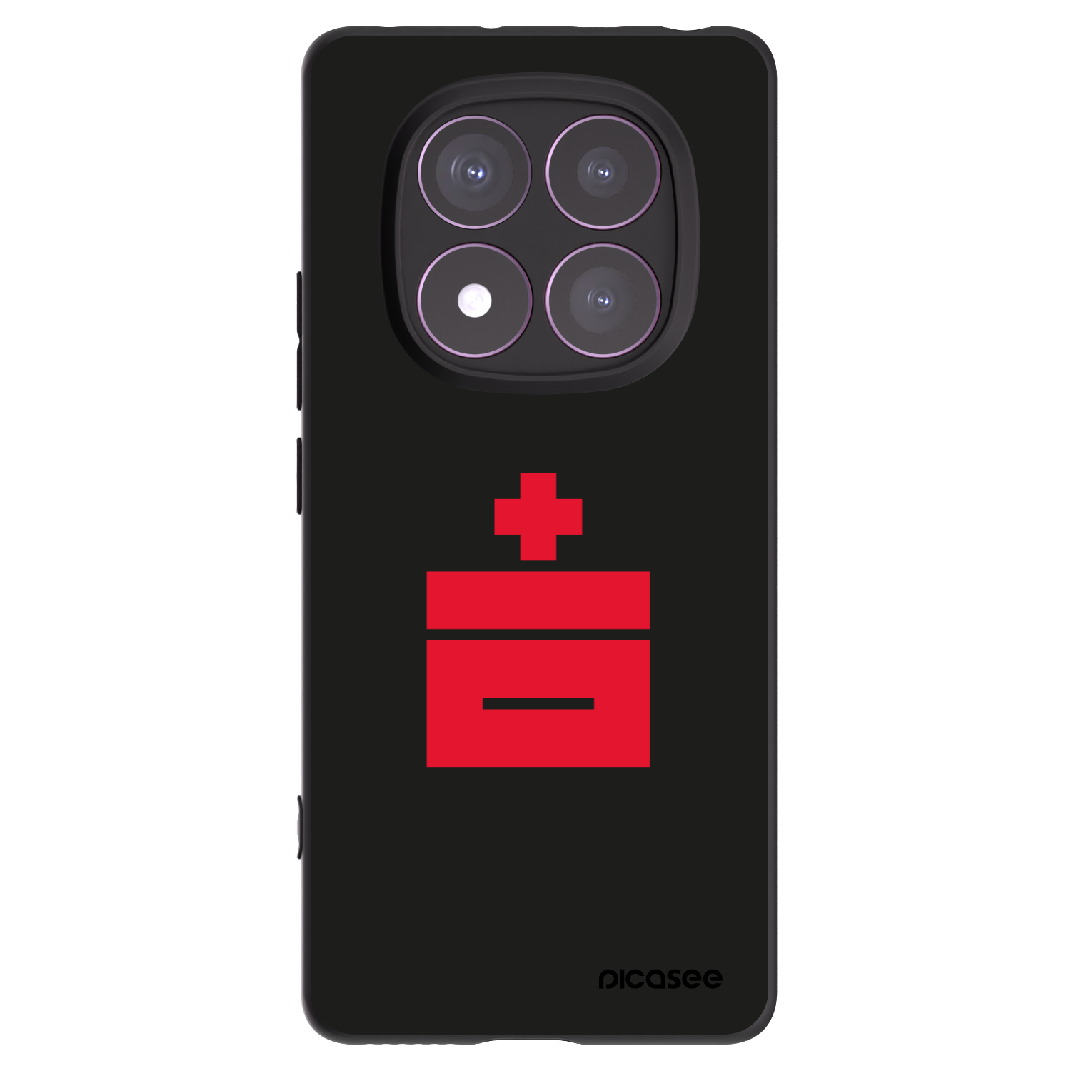 Picasee silikonový černý obal pro Xiaomi Redmi Note 14 Pro 4G - Le Plastenciaga