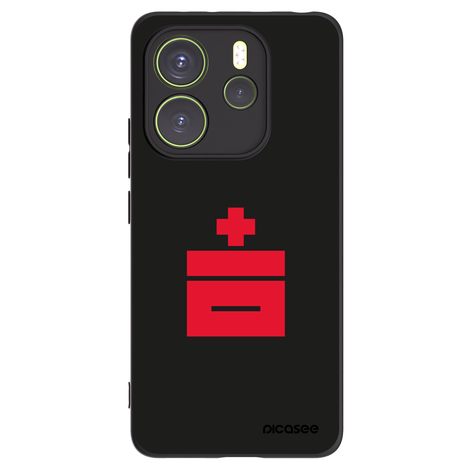 Picasee silikonový černý obal pro Xiaomi Redmi Note 14 4G - Le Plastenciaga