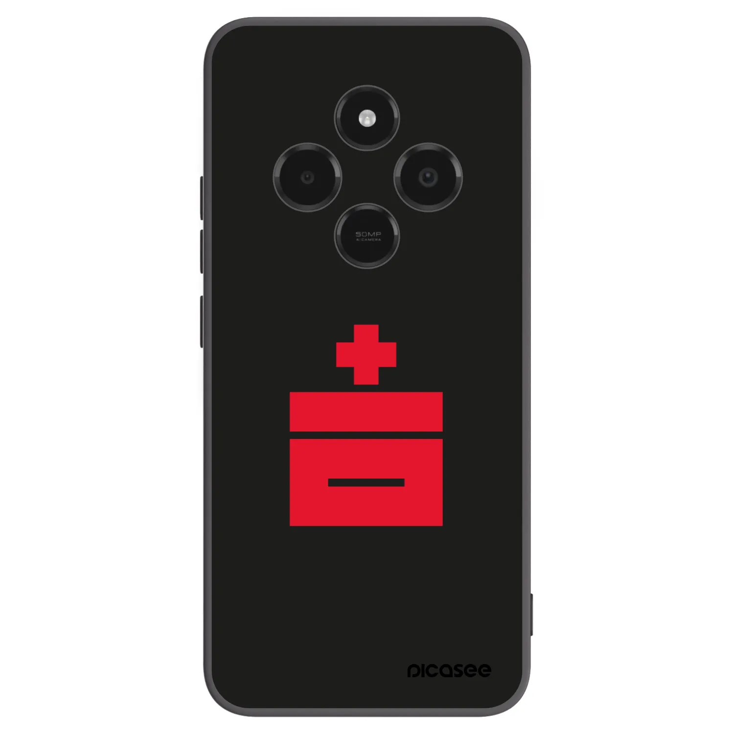 Picasee silikonový černý obal pro Xiaomi Poco C75 - Le Plastenciaga