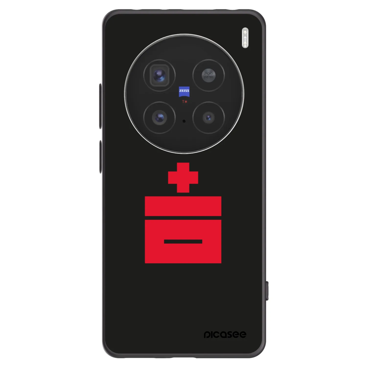 Picasee silikonový černý obal pro Vivo X200 Pro - Le Plastenciaga