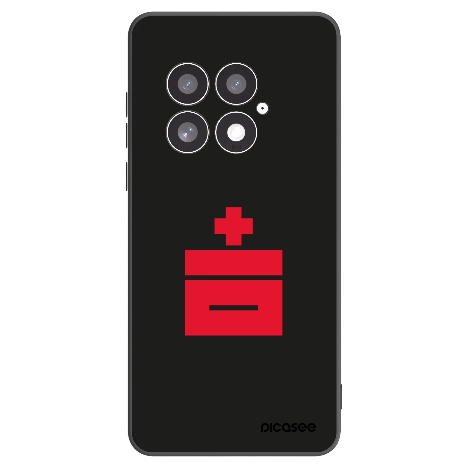 Picasee silikonový černý obal pro OnePlus 13 5G - Le Plastenciaga