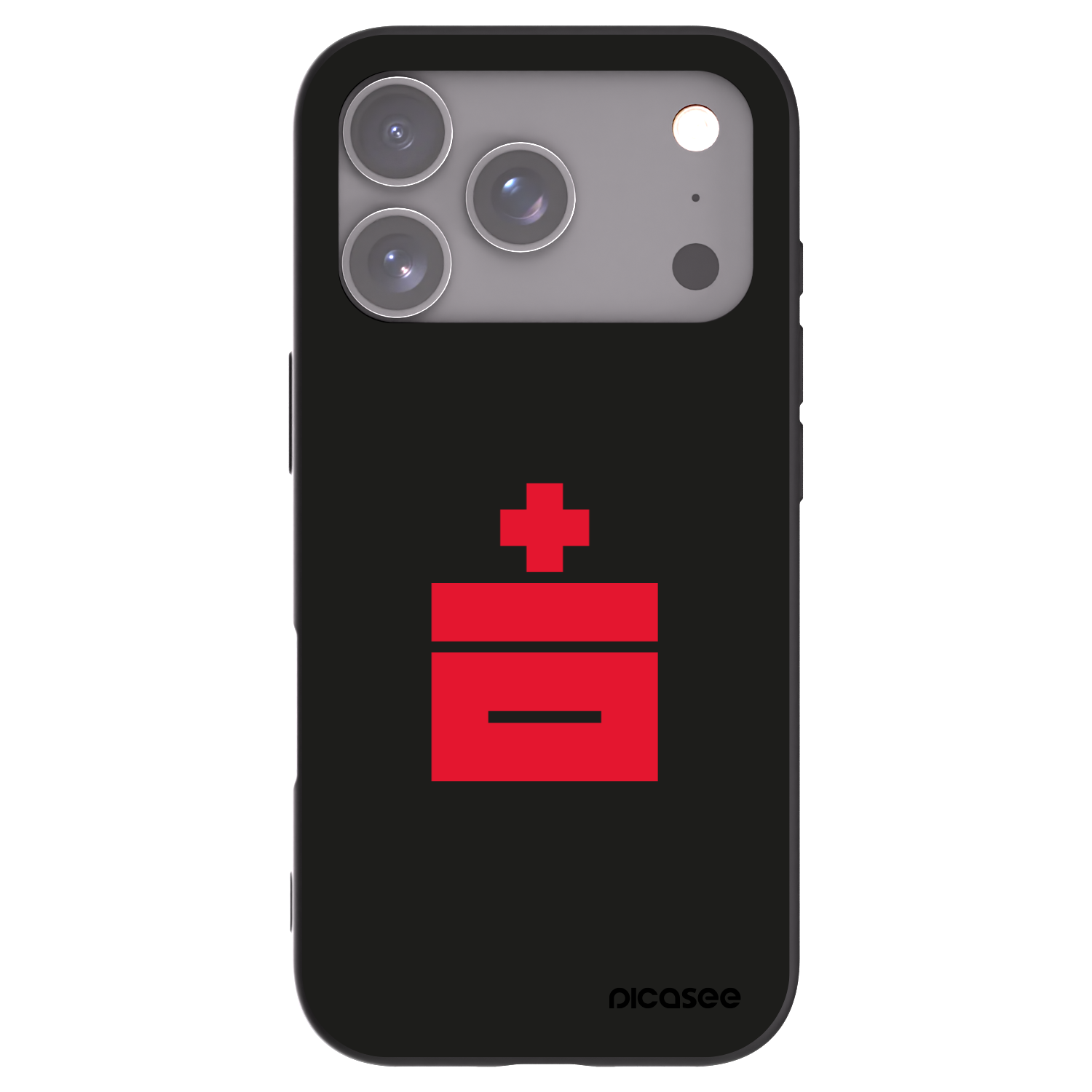 Picasee silikonový černý obal pro Apple iPhone 17 Pro - Le Plastenciaga