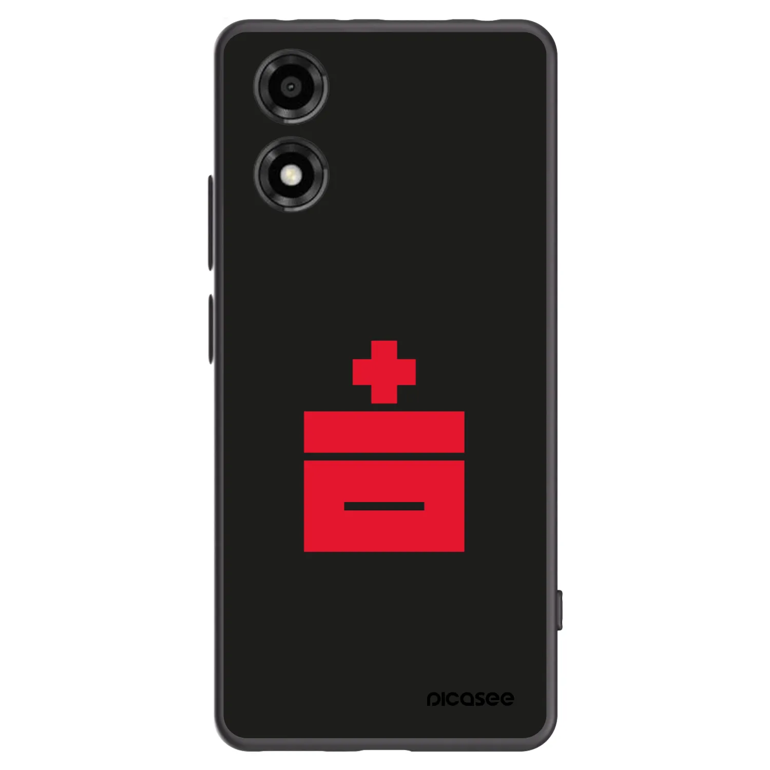 Picasee silikonový černý obal pro Motorola Moto E14 - Le Plastenciaga
