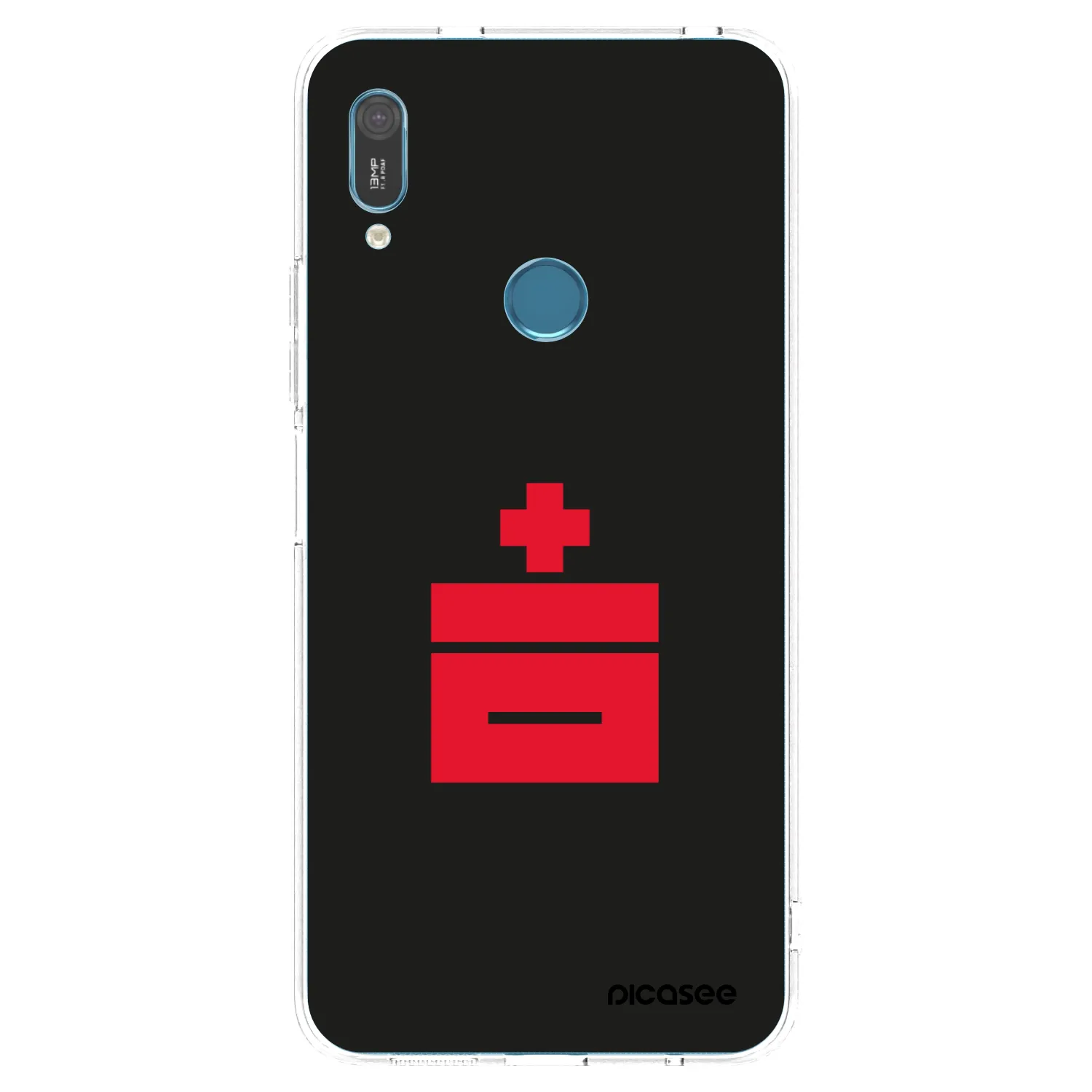 Picasee silikonový průhledný obal pro Huawei Y6 2019 - Le Plastenciaga