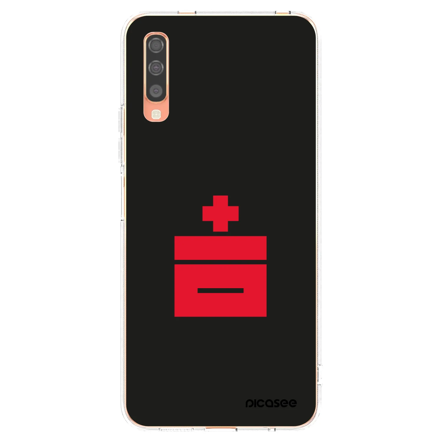 Picasee silikonový průhledný obal pro Samsung Galaxy A70 A705F - Le Plastenciaga