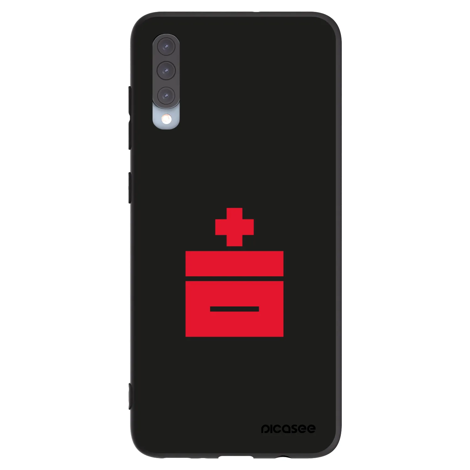 Picasee silikonový černý obal pro Samsung Galaxy A70 A705F - Le Plastenciaga