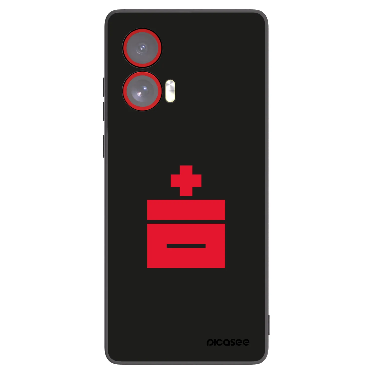 Picasee silikonový černý obal pro Motorola Edge 50 Fusion - Le Plastenciaga