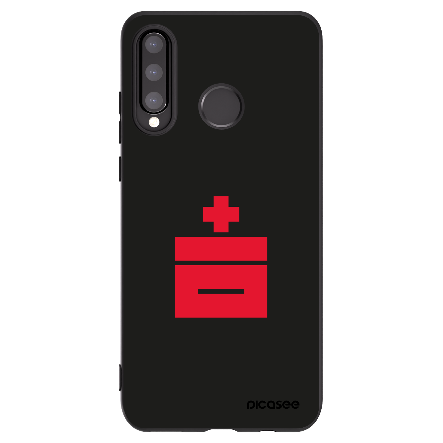 Picasee silikonový černý obal pro Huawei P30 Lite - Le Plastenciaga