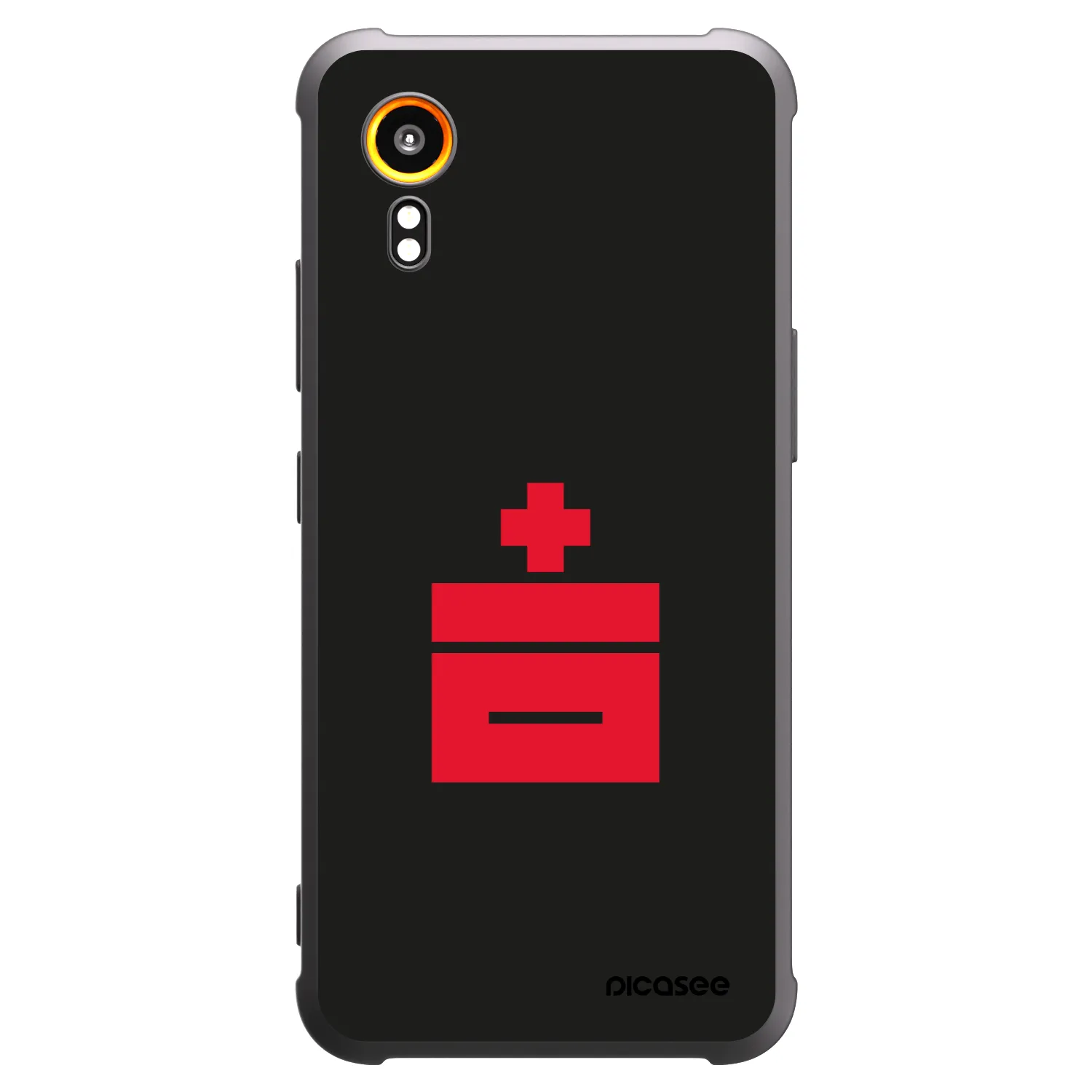 Picasee silikonový černý obal pro Samsung Galaxy Xcover 7 - Le Plastenciaga