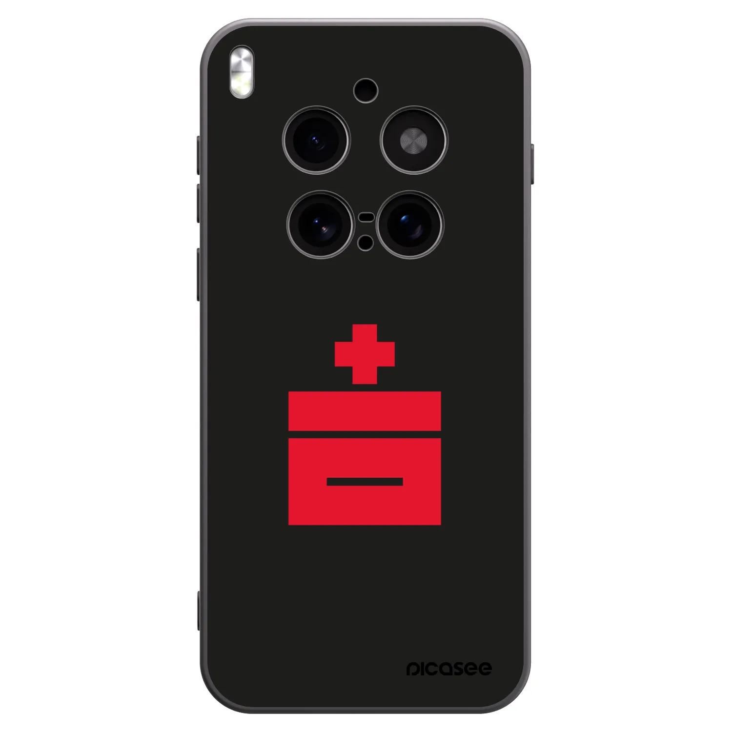 Picasee silikonový černý obal pro Vivo X300 Pro - Le Plastenciaga