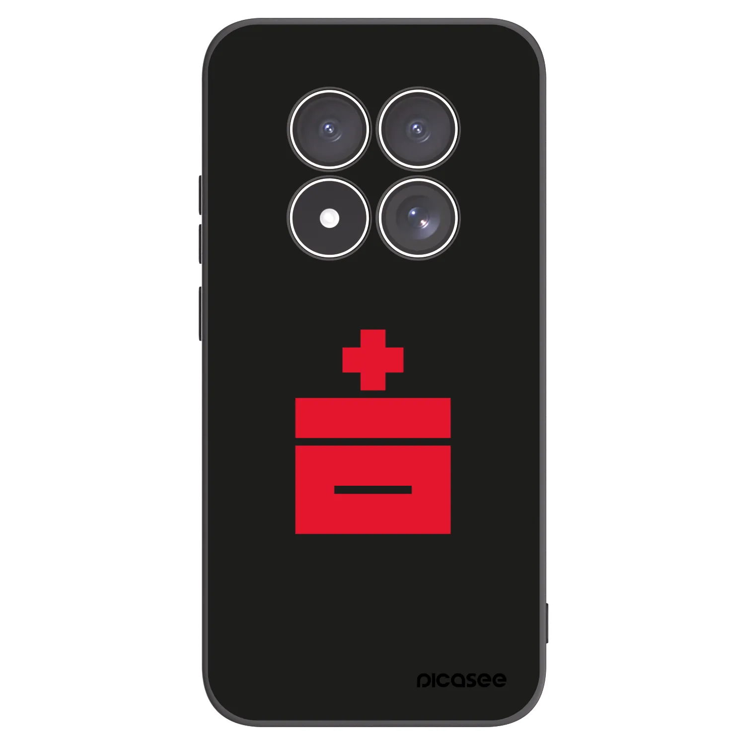 Picasee silikonový černý obal pro Xiaomi Redmi Note 15 Pro 5G - Le Plastenciaga