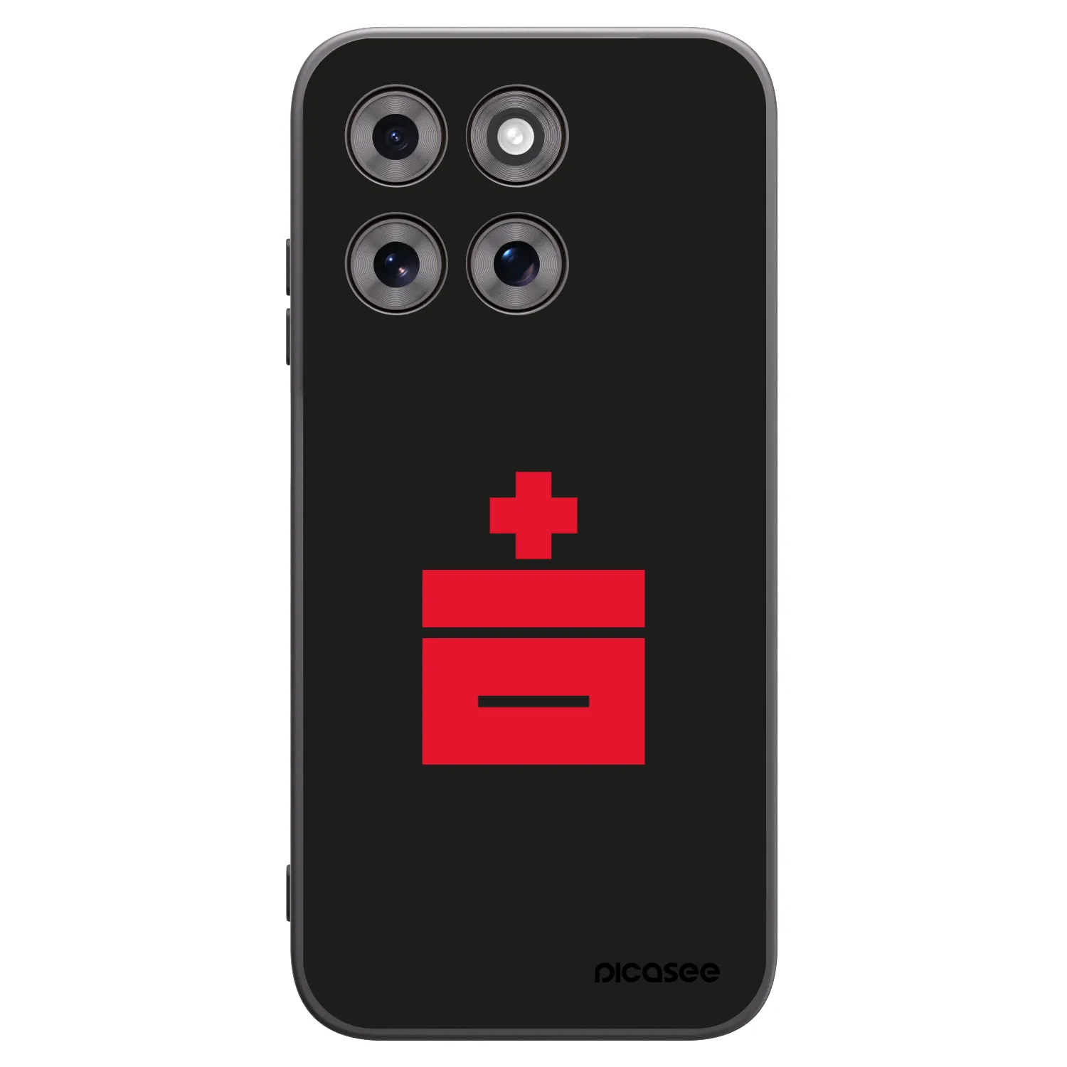 Picasee silikonový černý obal pro Motorola Moto G77 - Le Plastenciaga