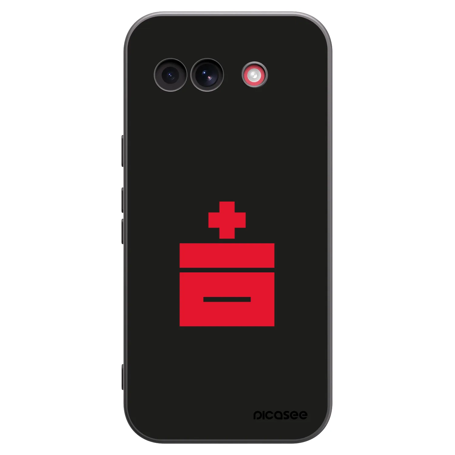 Picasee silikonový černý obal pro Google Pixel 10a - Le Plastenciaga