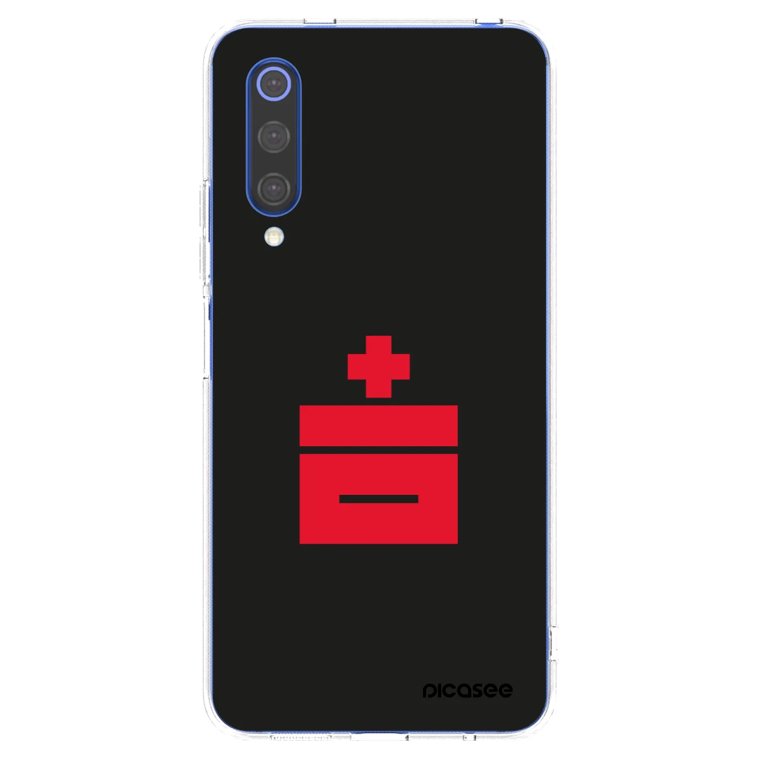 Picasee silikonový průhledný obal pro Xiaomi Mi 9 SE - Le Plastenciaga