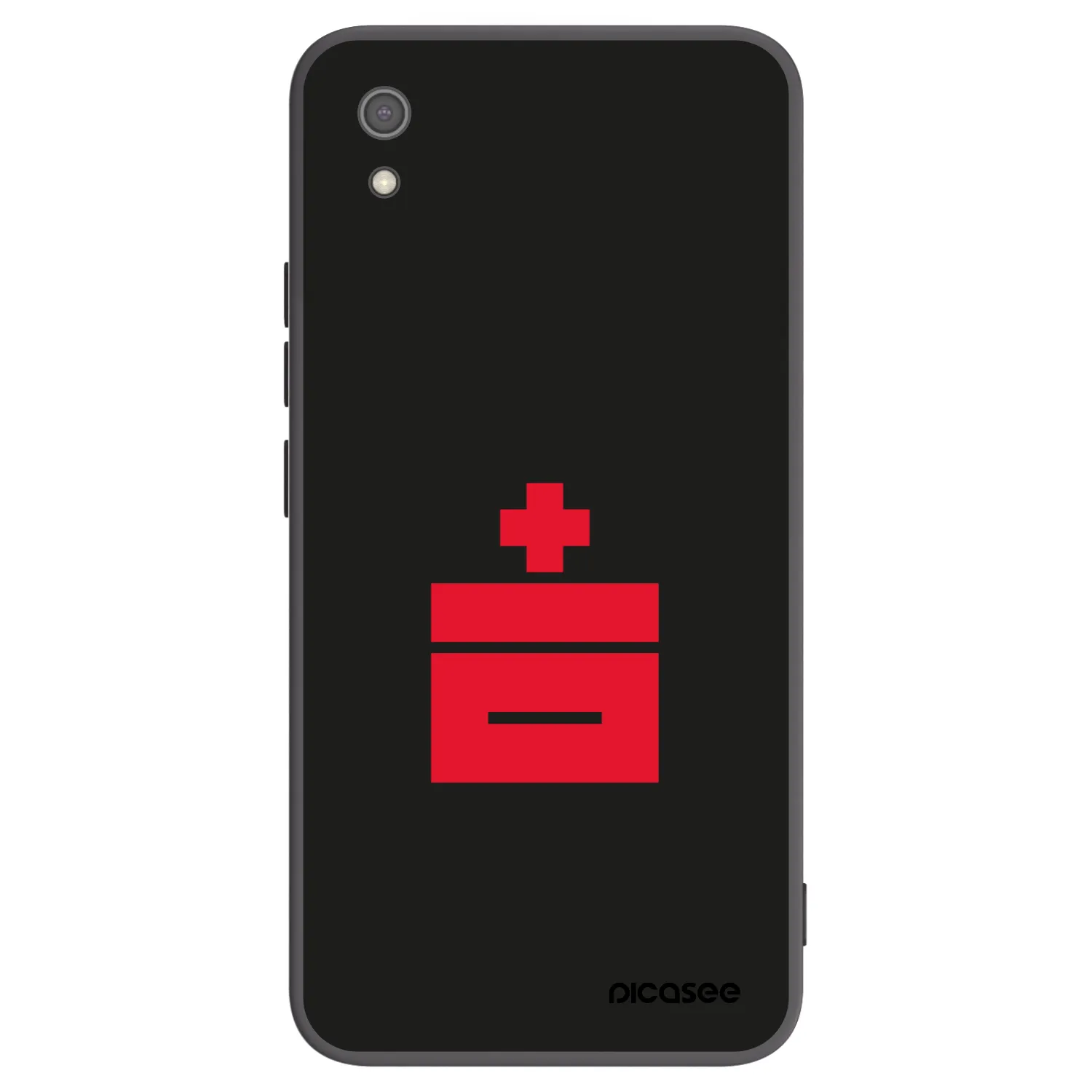 Picasee silikonový černý obal pro Xiaomi Redmi 7A - Le Plastenciaga