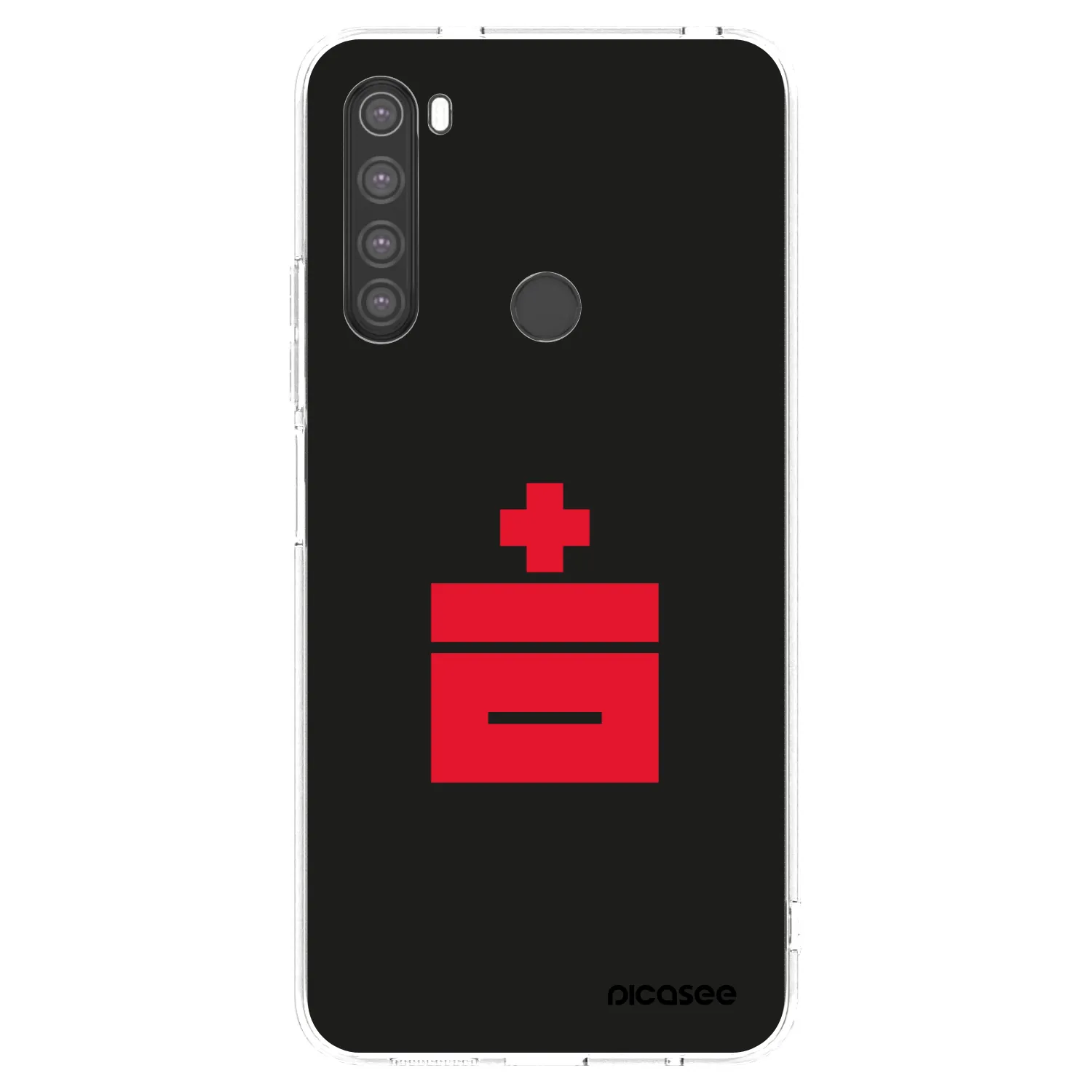 Picasee silikonový průhledný obal pro Xiaomi Redmi Note 8 - Le Plastenciaga