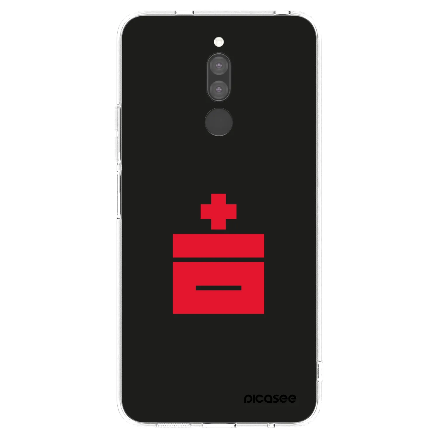 Picasee silikonový průhledný obal pro Xiaomi Redmi 8 - Le Plastenciaga