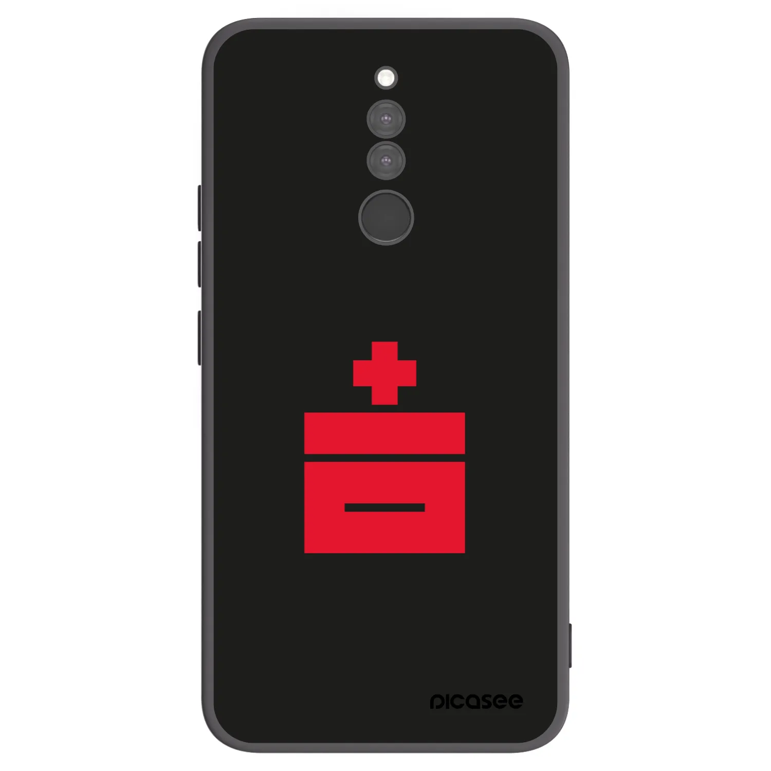 Picasee silikonový černý obal pro Xiaomi Redmi 8 - Le Plastenciaga