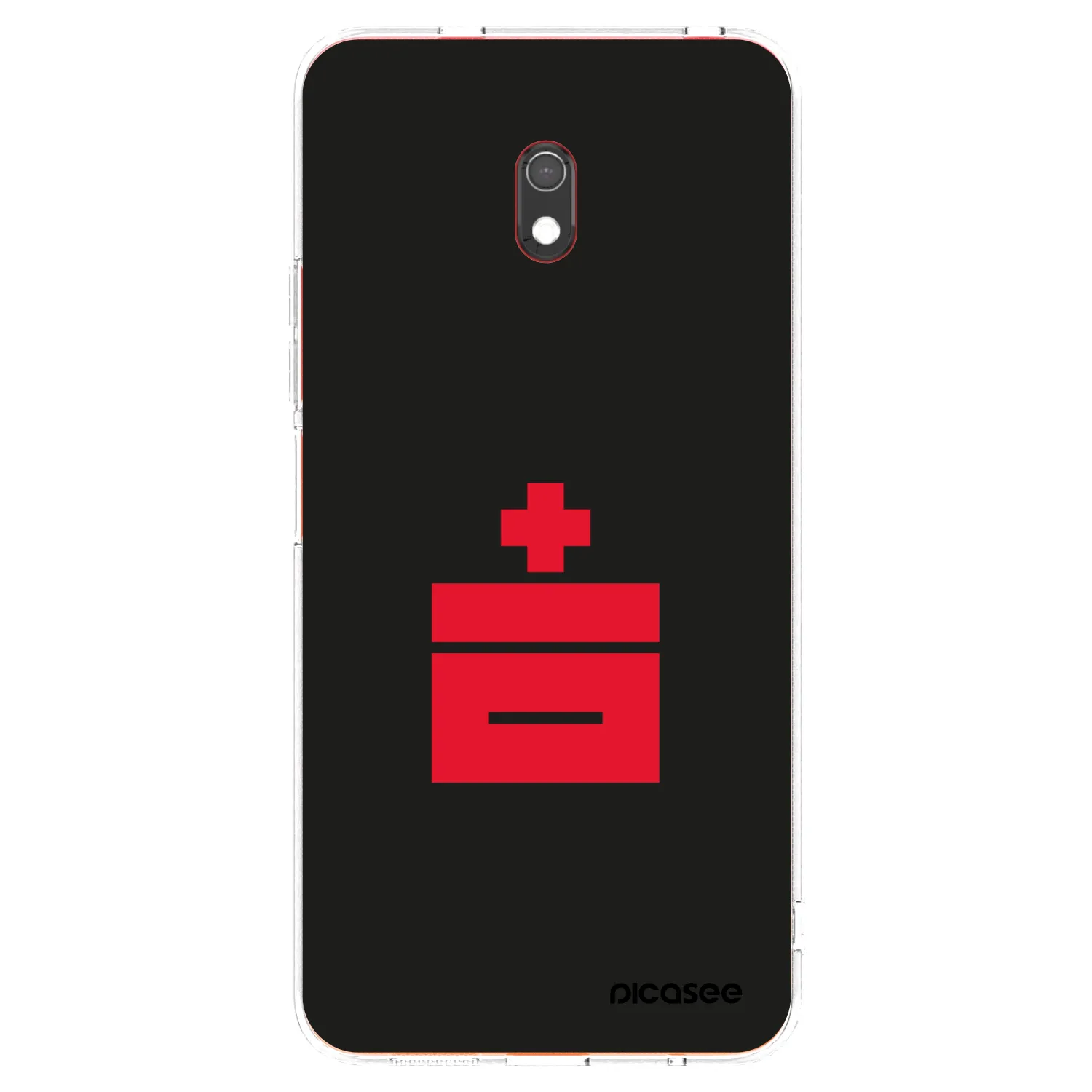 Picasee silikonový průhledný obal pro Xiaomi Redmi 8A - Le Plastenciaga