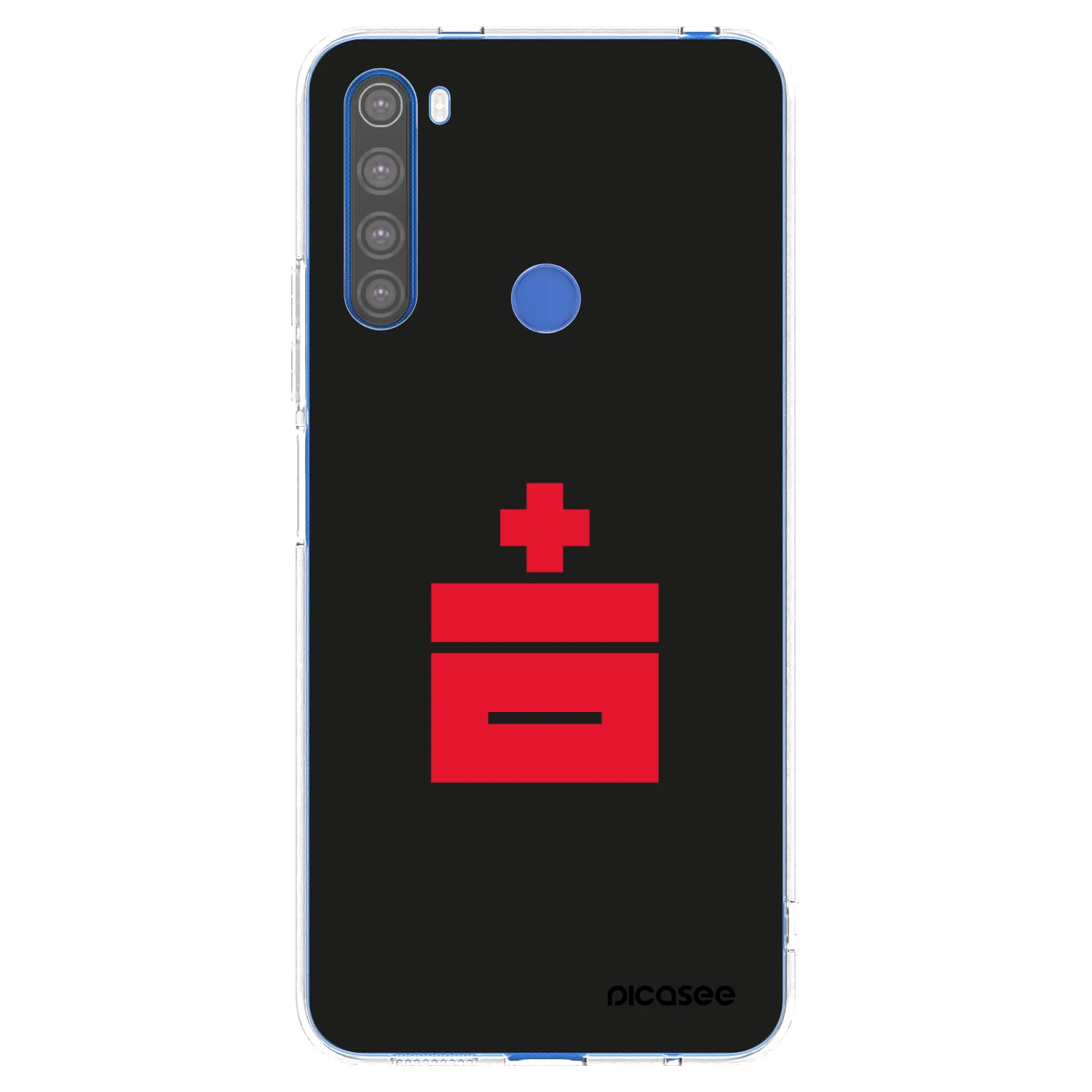 Picasee silikonový průhledný obal pro Xiaomi Redmi Note 8T - Le Plastenciaga