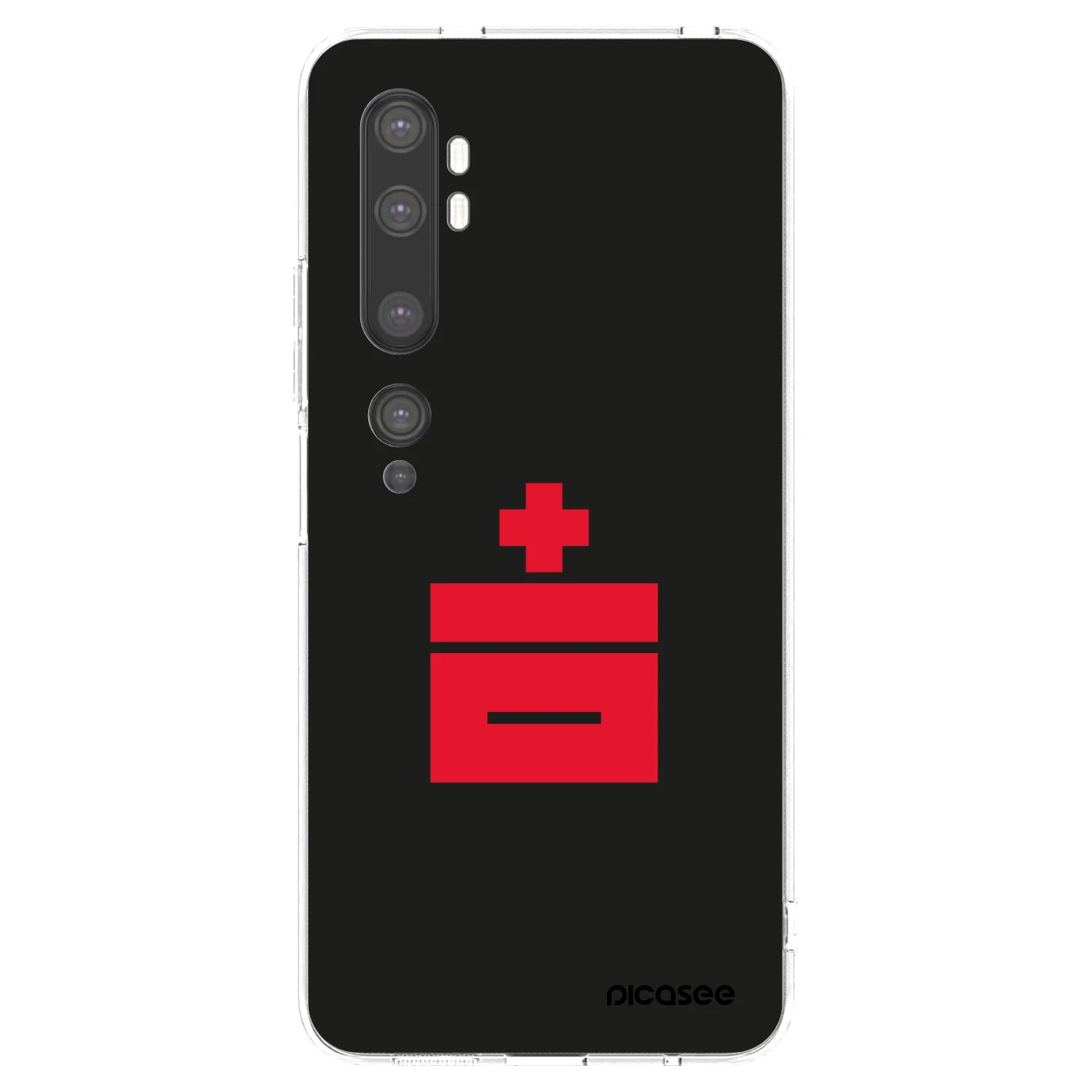 Picasee silikonový průhledný obal pro Xiaomi Mi Note 10 (Pro) - Le Plastenciaga