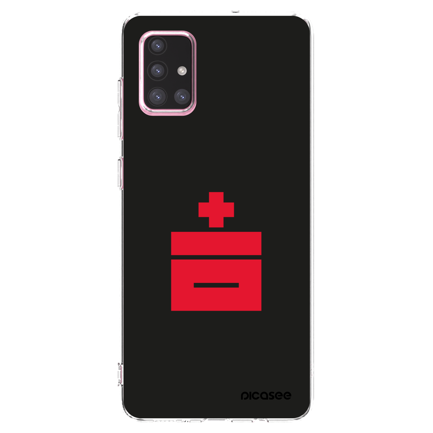 Picasee silikonový průhledný obal pro Samsung Galaxy A71 A715F - Le Plastenciaga