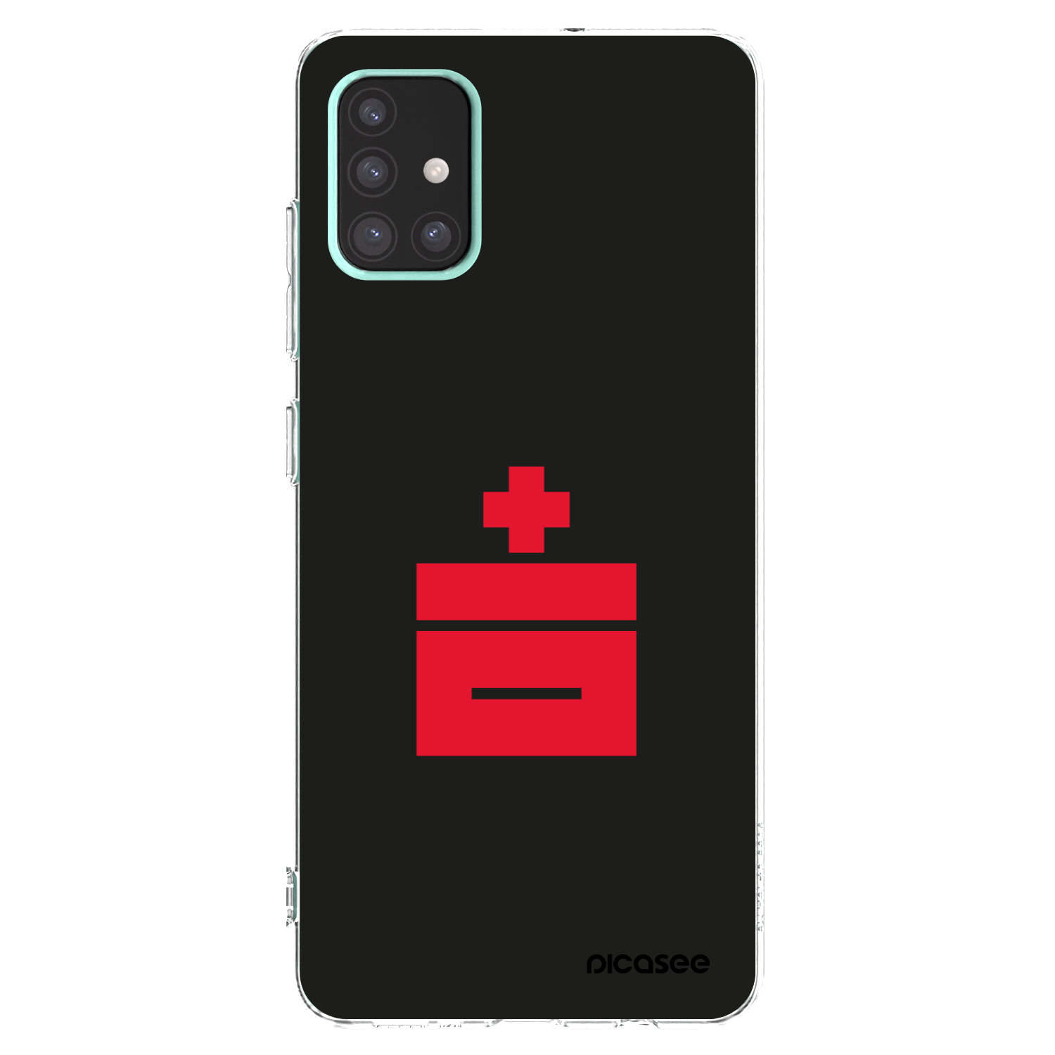 Picasee silikonový průhledný obal pro Samsung Galaxy A51 A515F - Le Plastenciaga
