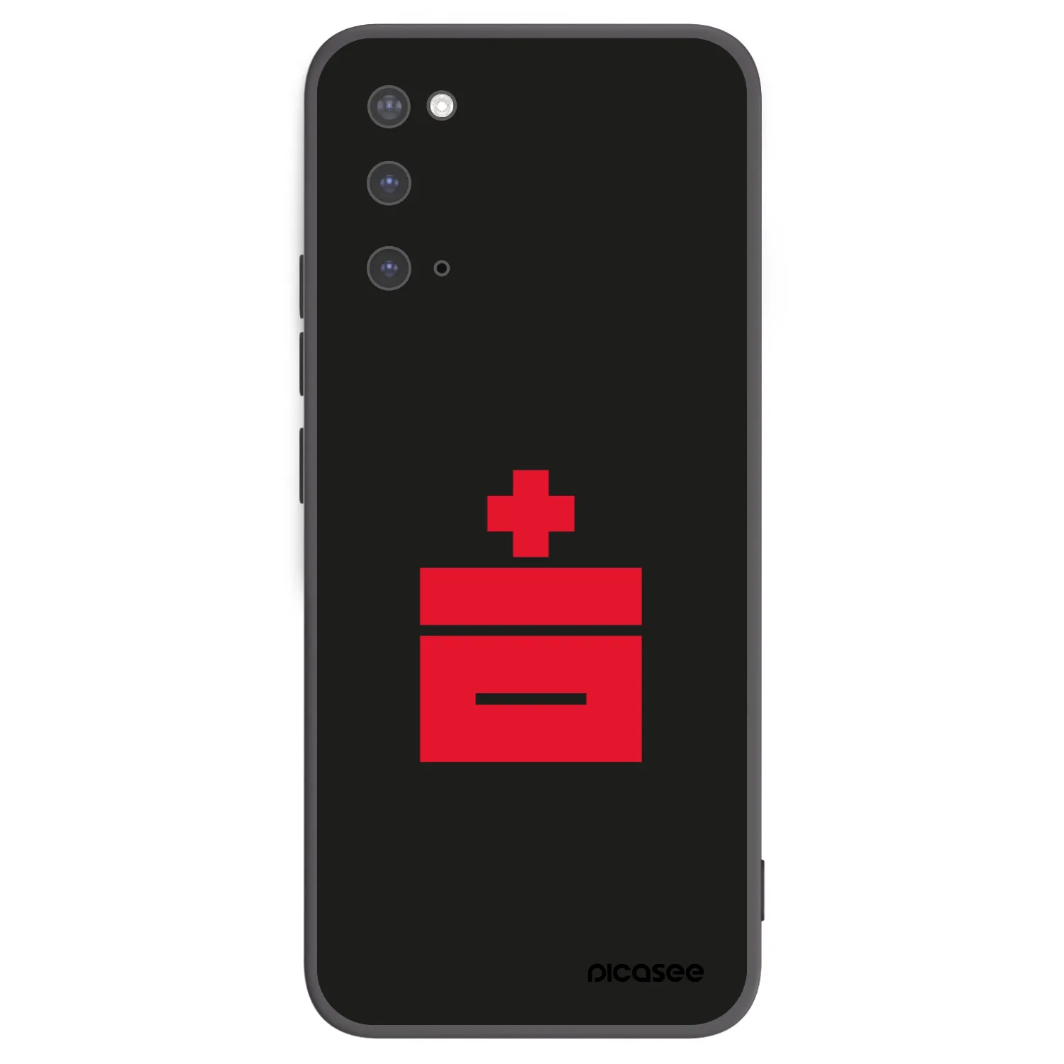 Picasee silikonový černý obal pro Samsung Galaxy S20 G980F - Le Plastenciaga