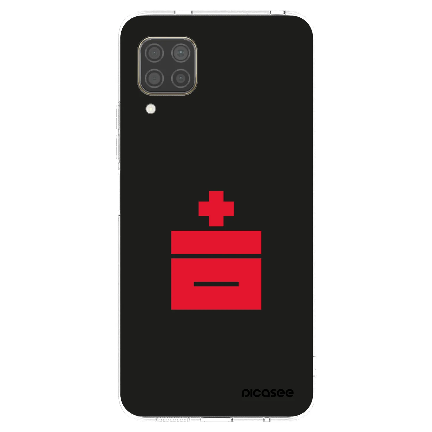 Picasee silikonový průhledný obal pro Huawei P40 Lite - Le Plastenciaga