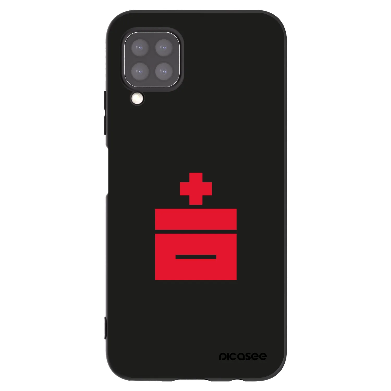 Picasee silikonový černý obal pro Huawei P40 Lite - Le Plastenciaga