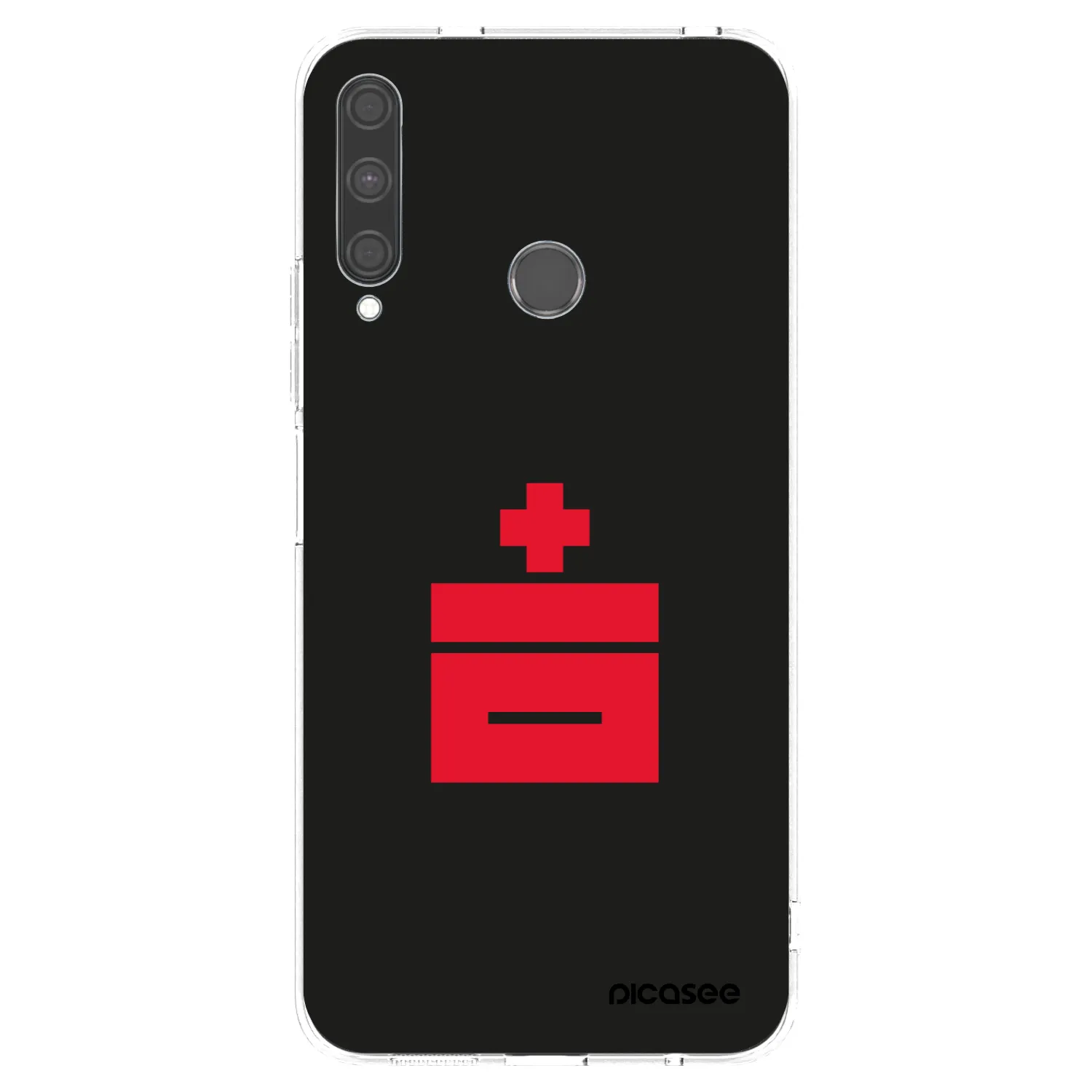 Picasee silikonový průhledný obal pro Huawei P40 Lite E - Le Plastenciaga