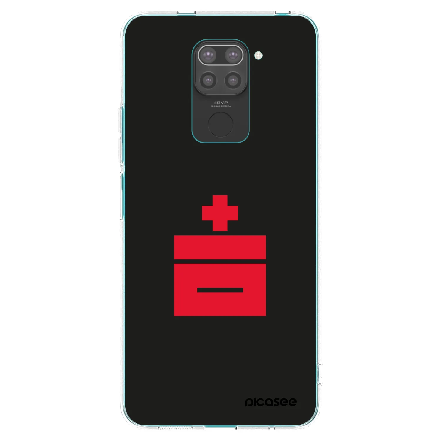 Picasee silikonový černý obal pro Xiaomi Redmi Note 9 - Le Plastenciaga