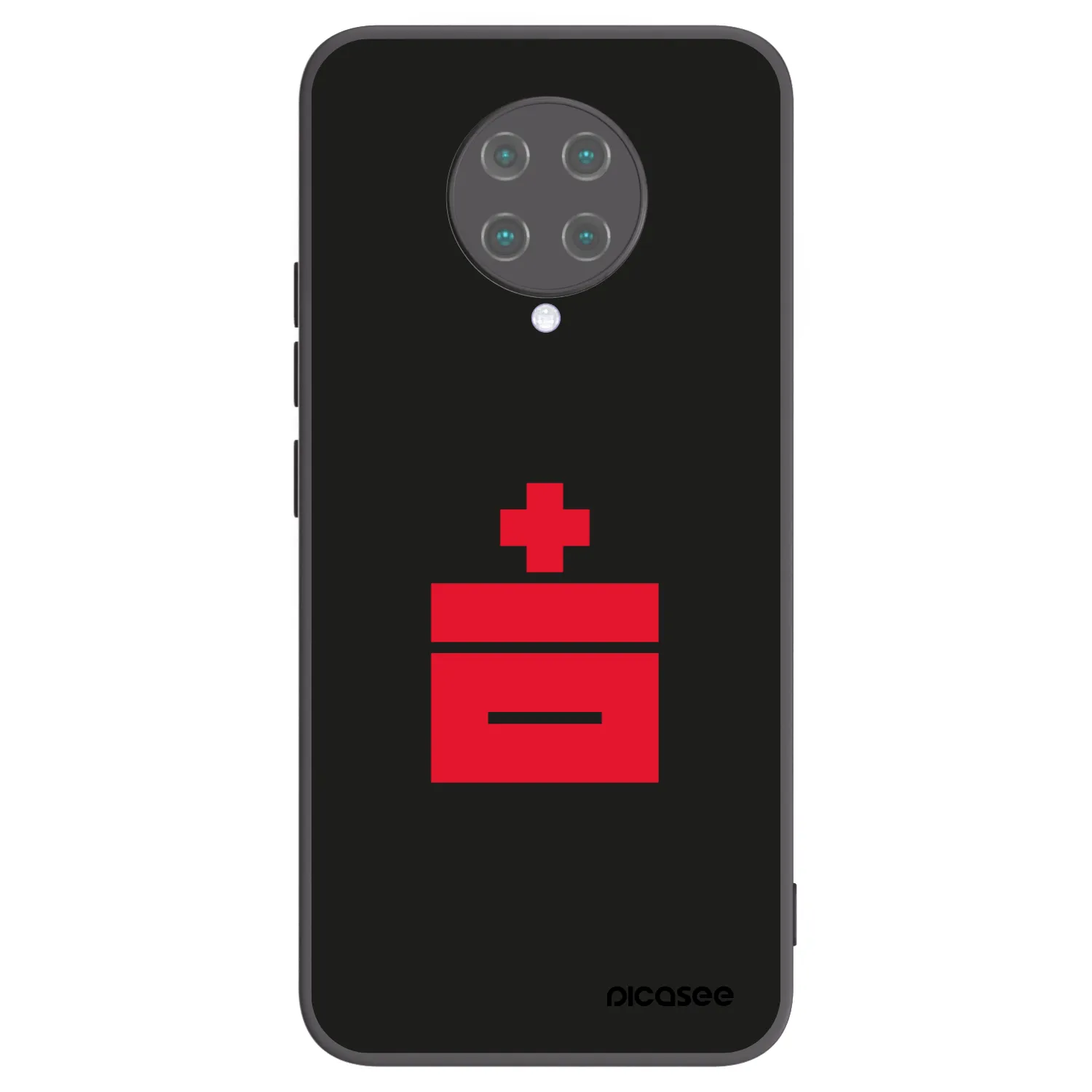 Picasee silikonový černý obal pro Xiaomi Poco F2 Pro - Le Plastenciaga