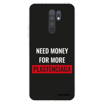 Picasee silikonový průhledný obal pro Xiaomi Redmi 9 - More PLASTENCIAGA
