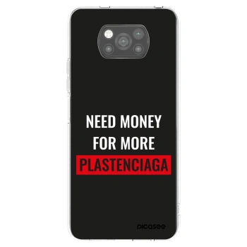 Picasee silikonový černý obal pro Xiaomi Poco X3 - More PLASTENCIAGA