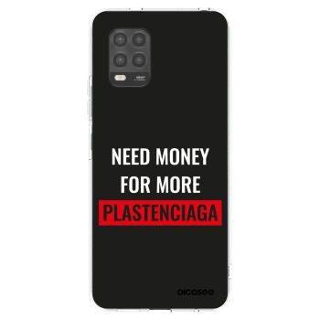 Picasee silikonový průhledný obal pro Xiaomi Mi 10 Lite - More PLASTENCIAGA